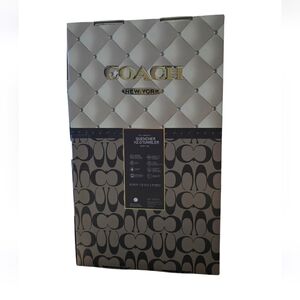 Coach Gold and Black Tumbler Set